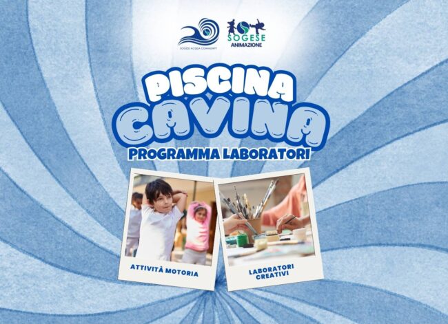 Laboratori bambini piscina Cavina