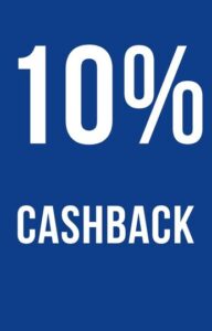 cashback 10%